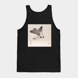 Tree Sparrow by Ohara Koson Tank Top